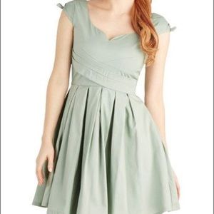 ModCloth Nominee of the Night Dress in Sage, S